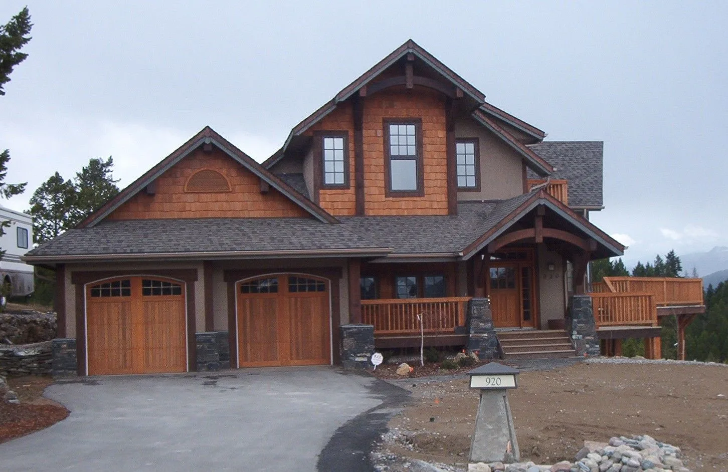 Timko custom home front elevation